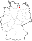 Karte Klein Trebbow bei Schwerin